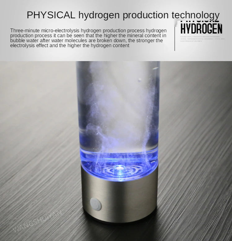 Portable Hydrogen Water Bottle