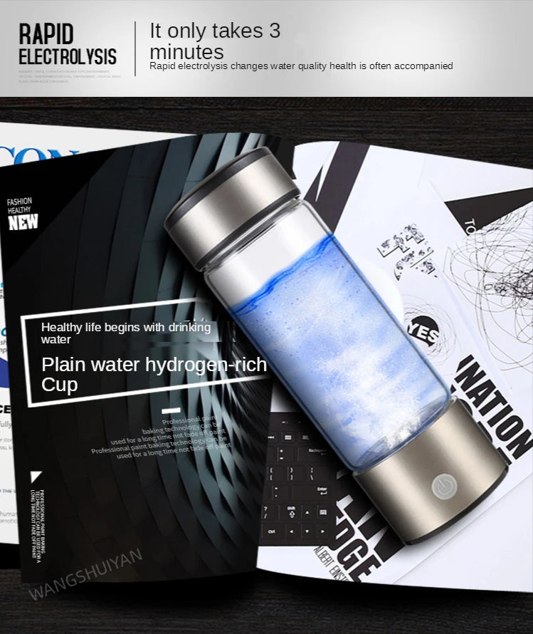 Portable Hydrogen Water Bottle