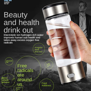 Portable Hydrogen Water Bottle