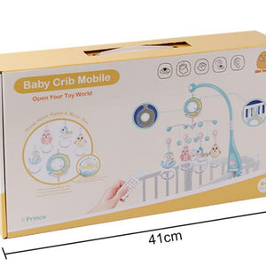 Baby Rattles Crib Mobiles Toy Holder Rotating Mobile Bed Bell Musical Box Projection Newborn Infant Baby Boy Toys