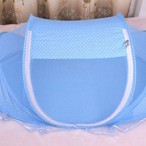 Foldable  Baby Bed Net With Pillow Net 2pieces Set