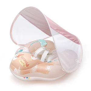 Baby Sun Protection Sunshade Swan Swimming Ring