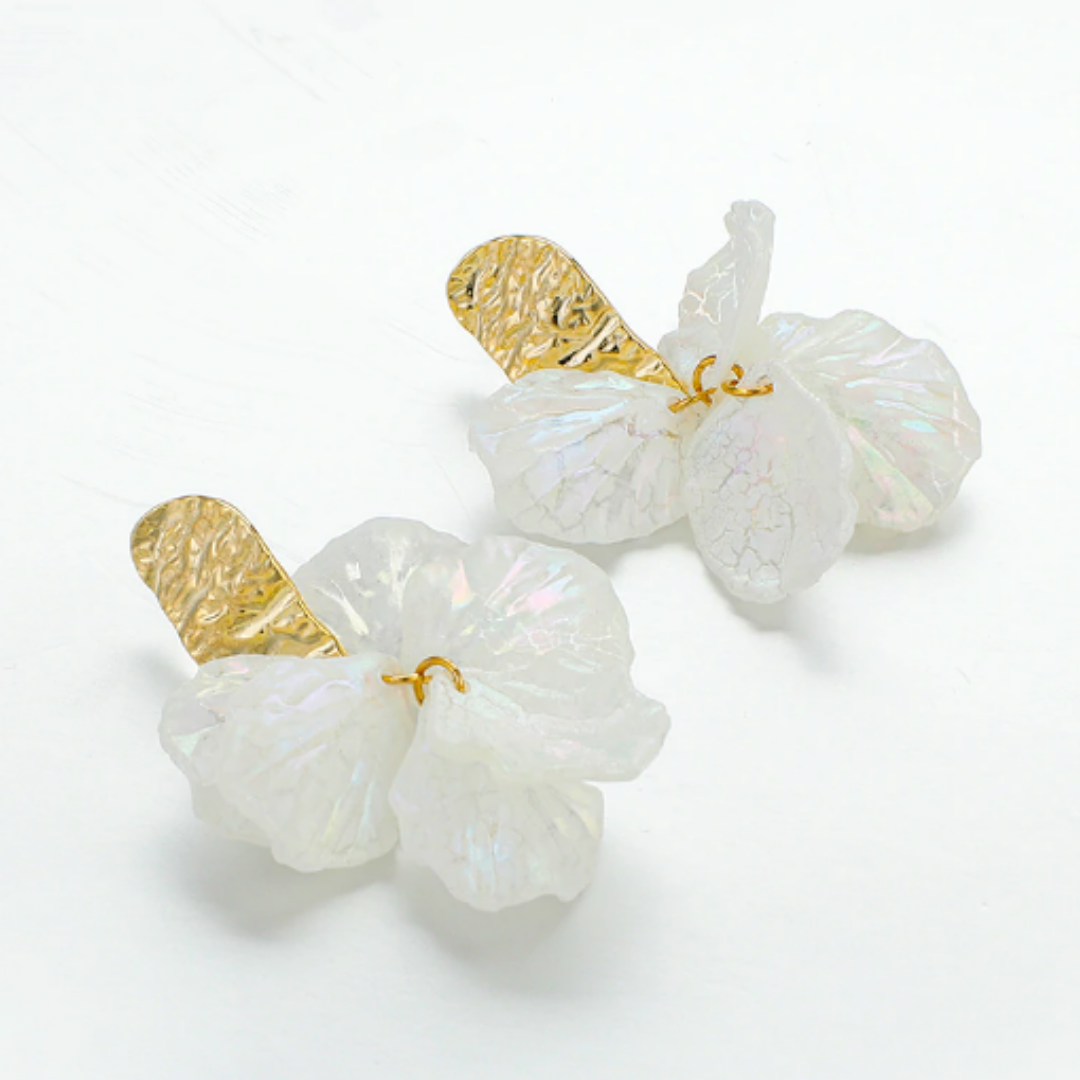 Layered Flower Earrings