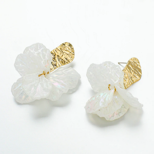 Layered Flower Earrings