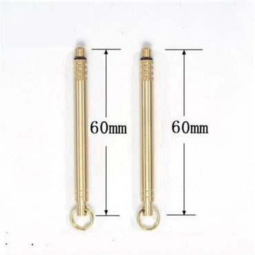 Titanium Outdoor Edc Portable Multifunctional Toothpick Bottle Fruit Fork Camping Tool Toothpick Tube Stronger Than Dental Floss