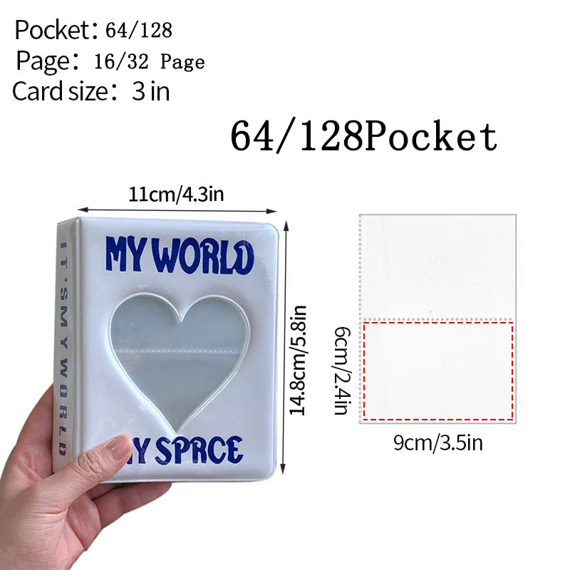 36/64/128 Pockets Mini Photo Album Cartoon Album Photo Photocard Holder Book Collect Kpop Album De Fotos Kpop Photocard Binder