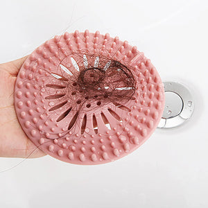 Hair Filter Sink Anti-blocking Strainer Bathtub Shower Floor Drain Stopper Silicone Kitchen Deodorant Plug Bathroom Accessories