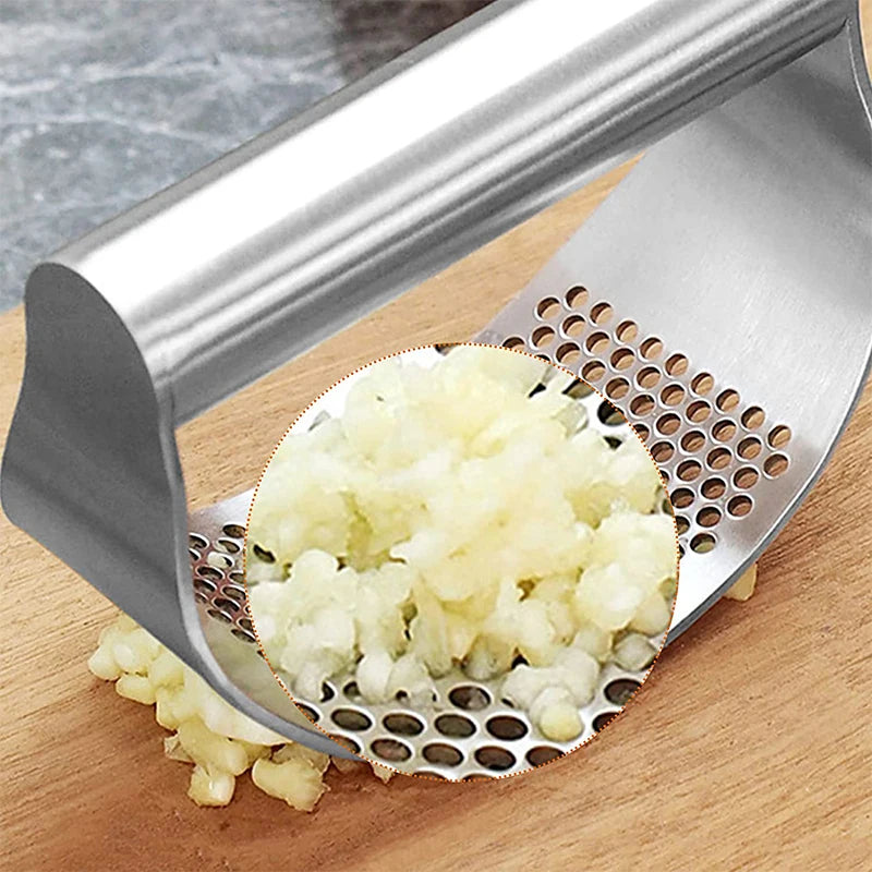 Upgraded Stainless Steel Garlic Press 🧄🔪