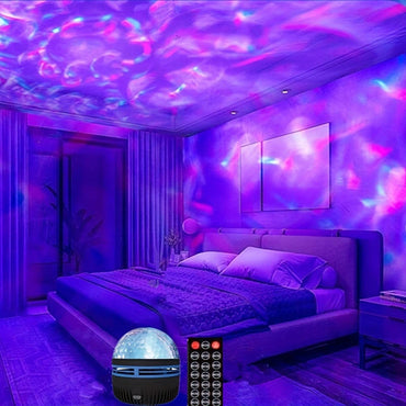 Water Ocean Wave Projector For Bedroom Night Light