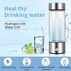 Portable Hydrogen Water Bottle