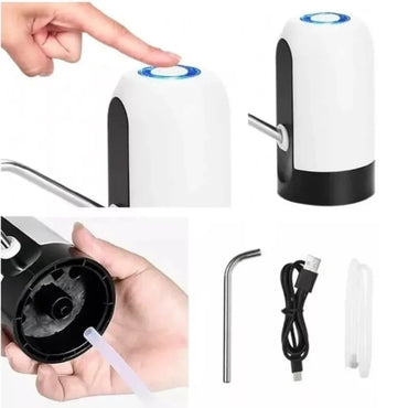 Bomba Automática Para Garrafão Bebedouro s - Recarregável Usb