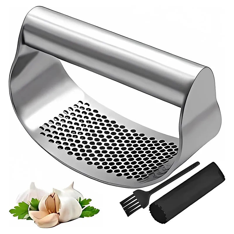 Upgraded Stainless Steel Garlic Press 🧄🔪