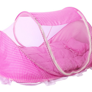 Foldable  Baby Bed Net With Pillow Net 2pieces Set