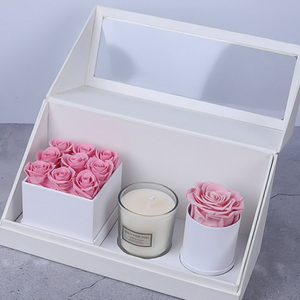 Aromatherapy Candle Preserved Flower Gift Box Set