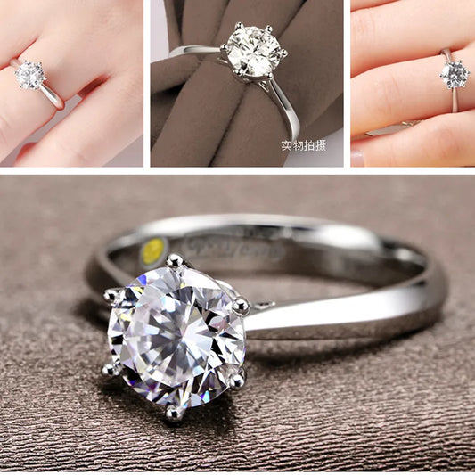 Wedding Rings Jewelry Cubic Zirconia Ring